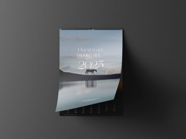 Kalender 2025 «Horses are pure art.»